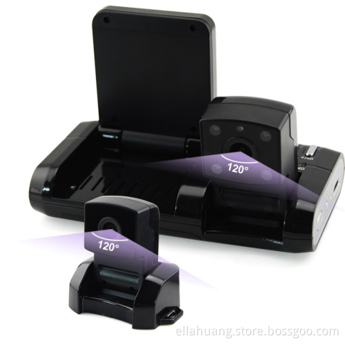 Newest 720p HD night vision separate dual lens car black box